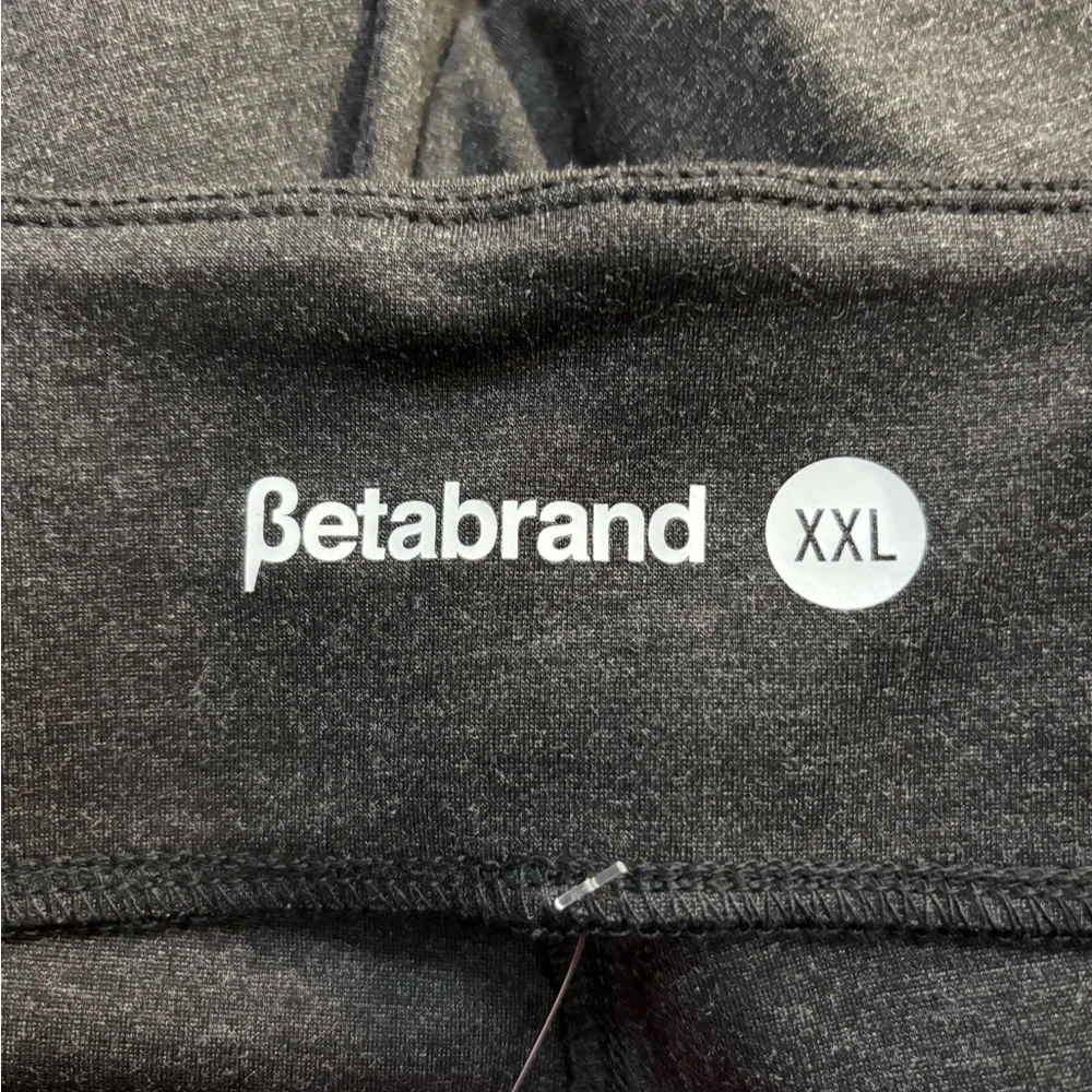 Betabrand Gray Wide Leg Pull On Pants - Picture 4 of 4